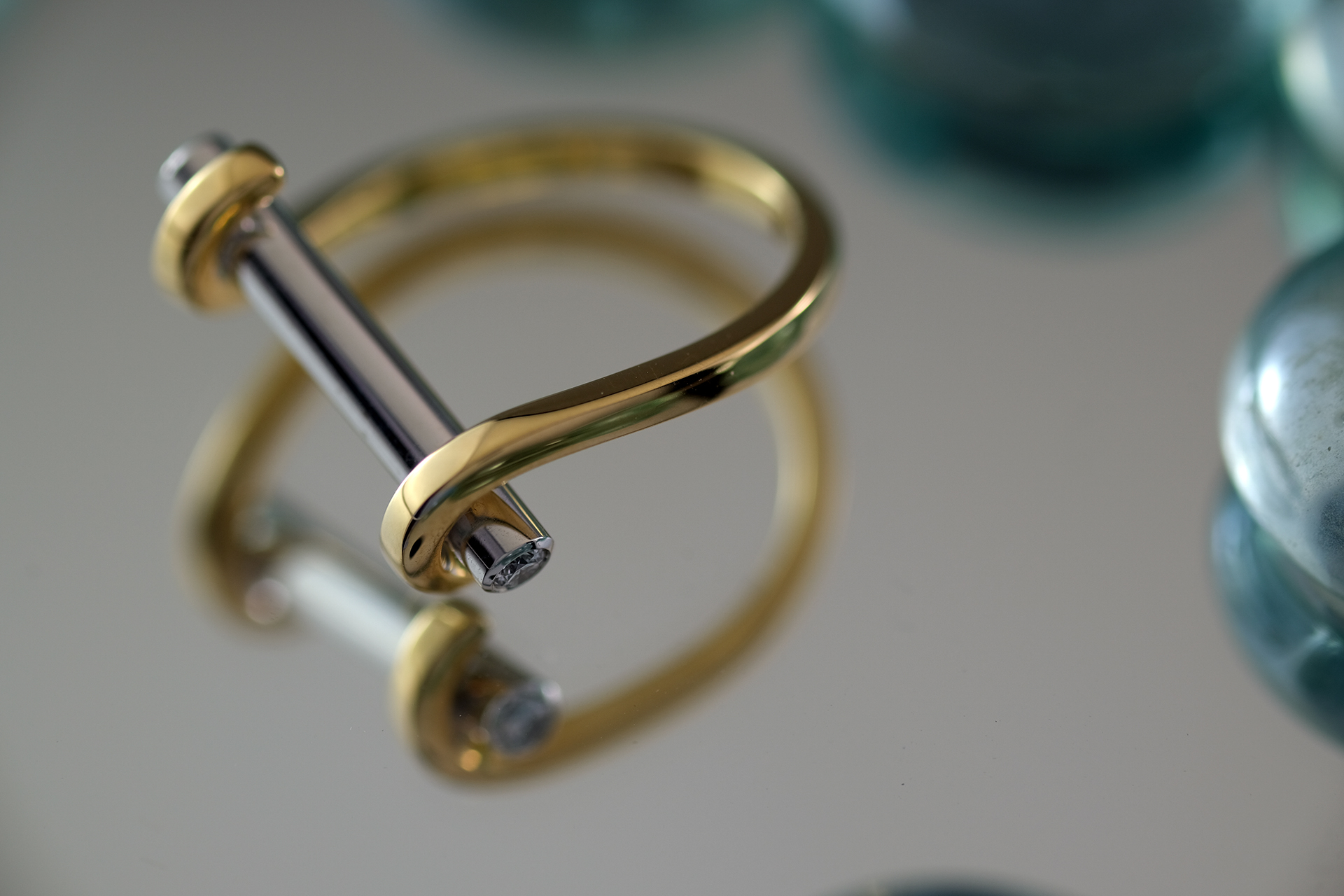 Gold Bar Ring
