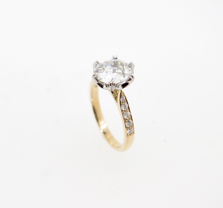 Heirloom Diamond Engagement Ring